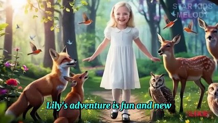 Lily's Adventure with Talking Animals | Kids Song