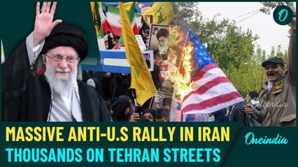 Anti-U.S Protests In Iran: Video Shows Tehran Streets Full of Iranians 'Cursing' America