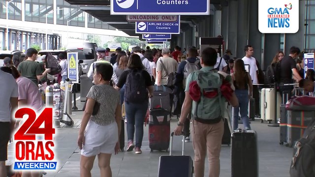 EXTENDED VERSION: Ilang pasahero, maagang pumunta sa NAIA Terminal 2 at 3 para makaiwas sa dagsa ng mga biyahero | 24 Oras Weekend