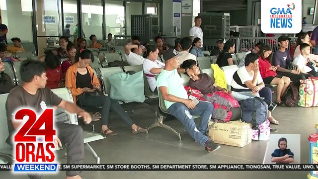 Mga pasaherong umuwi sa probinsya, nagdaratingan na sa PITX; Ilang pasahero, stranded sa Port of Manila; Buhos ng mga pabalik sa Metro Manila, ramdam na sa NLEX; Trapiko sa SLEX, nagsimula nang bumagal; Ilang pasahero, maagang... | 24 Oras Weekend
