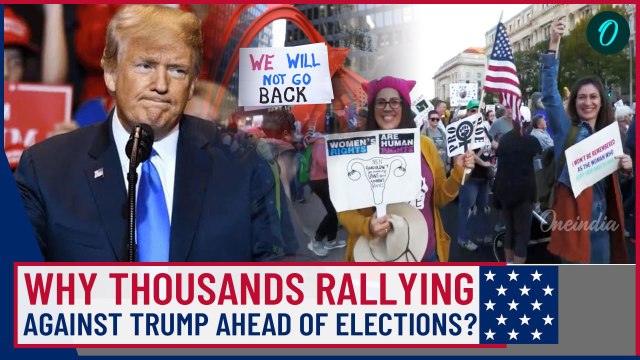 WATCH: Anti-Trump Rallies Rock American Elections | Will Trump Lose To U.S' Women Voters?