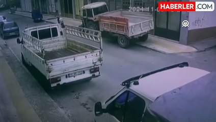 5 katlı binada meydana gelen patlama anı güvenlik kamerasında