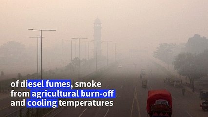 Air pollution levels soar in major Pakistani metropolis