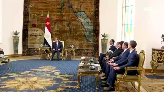 الرئيس السيسي يستقبل مدير عام صندوق النقد الدولي ويطلع على التقرير السنوي لنشاط صندوق تكريم الشهداء