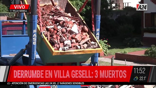 Tragedia en Villa Gesell: Nueva víctima encontrada entre los escombros