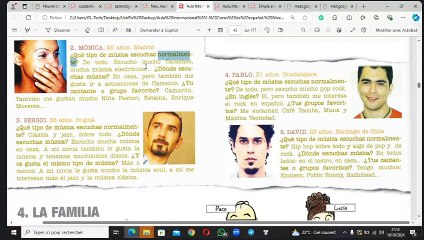 Espagnol cours 16 october