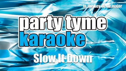 Benson Boone - Slow It Down (Karaoke)