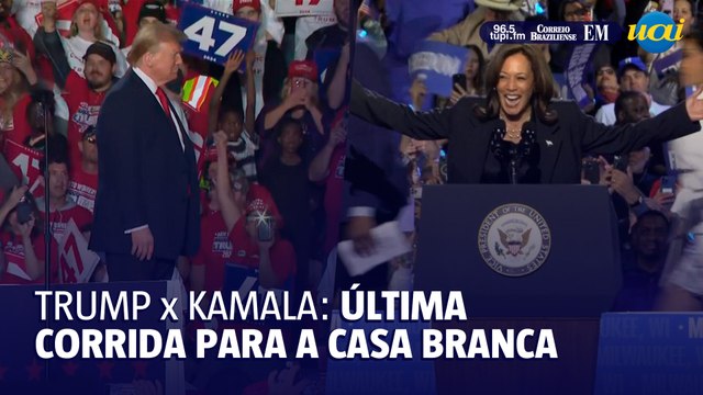 Reta final da campanha presidencial nos EUA: última corrida para a Casa Branca.