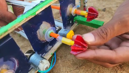 DIY mini three borewell drilling machine  Diesel generator water pump  Science  project