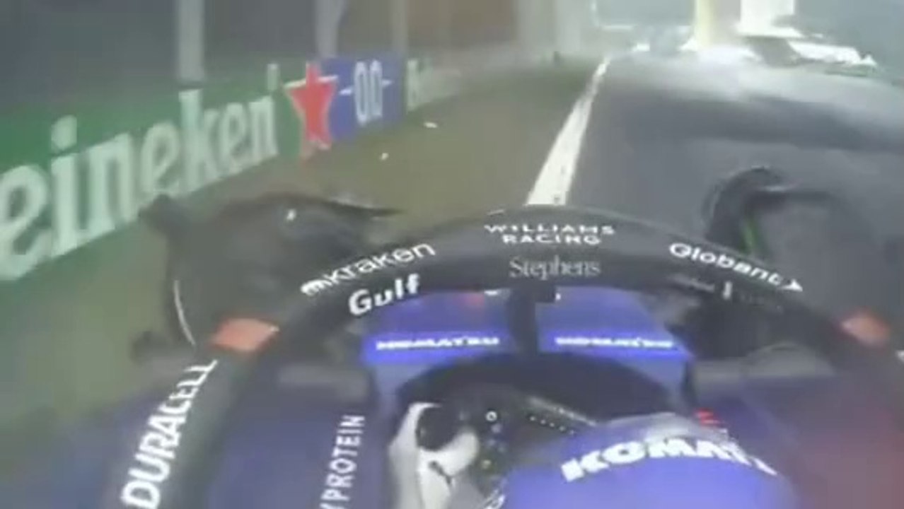 Colapinto Big Crash Brazilian Race 2024