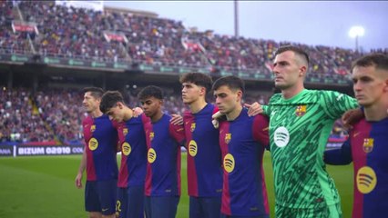 Barcelona and Atletico pay respect to victims of Spain floods