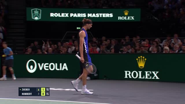 Rolex Paris Masters - Zverev prive Humbert de son rêve