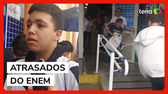 Estudantes chegam após fechamento dos portões e perdem o primeiro dia do Enem 2024