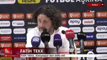 Fatih Tekke, Alanyaspor'dan istifa etti