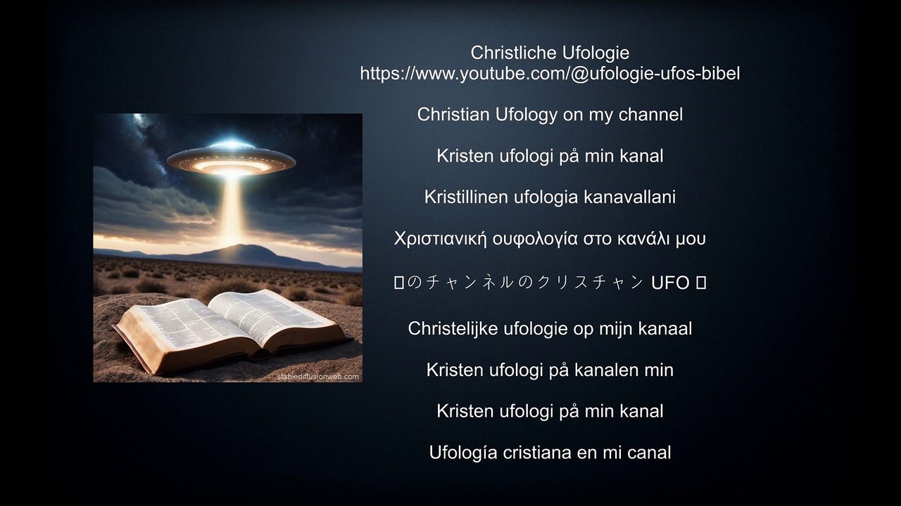 christliche ufologie - christian ufology