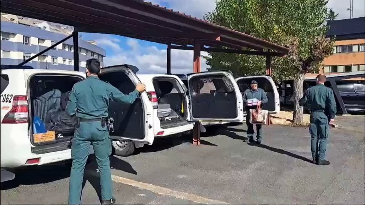 Guardia Civil de Ávila con destino a Valencia