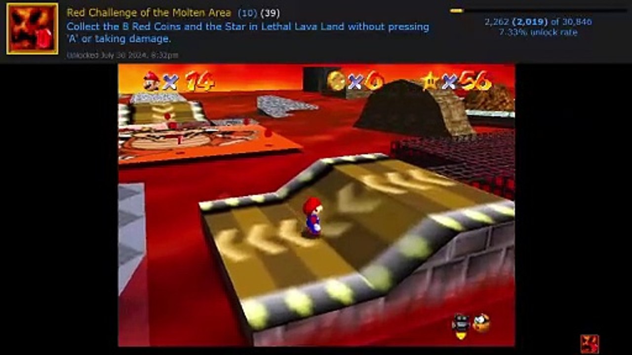 Super Mario 64 Retro Achievements Bloopers and Outtakes