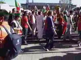 Festa antes do jogo Angola - Portugal