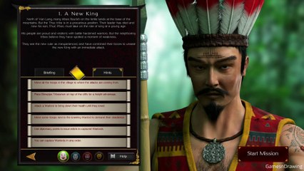 Stronghold: Warlords Jungle Kingdoms: 1 A New King gameplay No Commentary