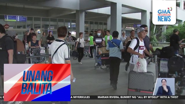 Ilang galing probinsiya, maagang dumating sa NAIA matapos ang long Undas break | Unang Balita