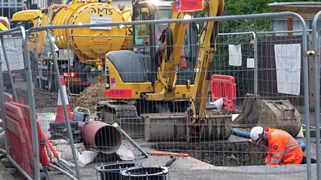 Sewage pipe bursts in West Sussex town causing road to close