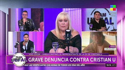 CRISTIAN U RECIBE GRAVE DENUNCIA POR VIOLENCIA DE GÉNERO Y SE DEFIENDE