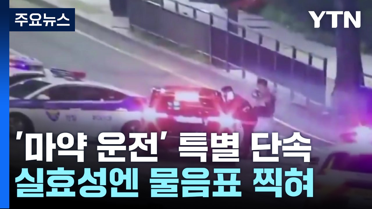 사상 첫 '마약 운전' 특별 단속...실효성엔 '물음표' [앵커리포트] / YTN