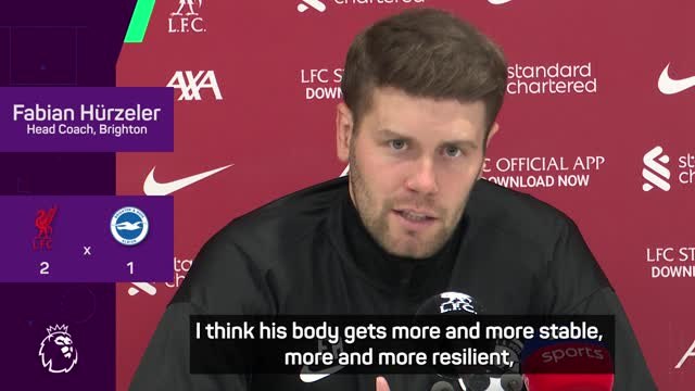 Brighton boss praises goalscorer Kadioglu in Liverpool loss