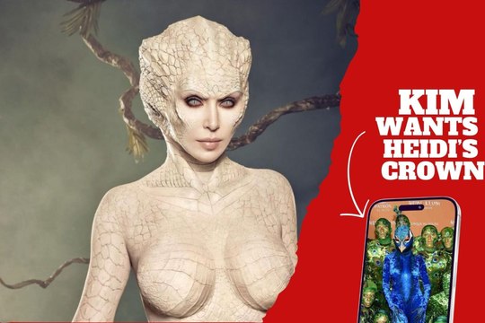 Kim Kardashian desafía a Heidi Klum por el mejor disfraz de Halloween