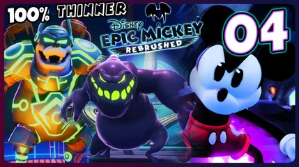 Epic Mickey Rebrushed Walkthrough Part 4 (PS5) 100% Thinner Path 🟢