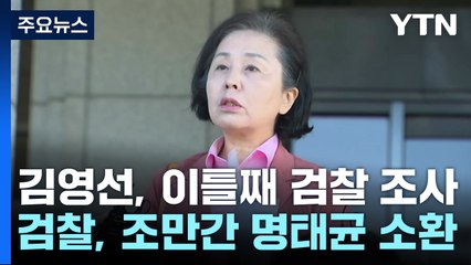 김영선 전 의원 연이틀 검찰 조사 / YTN