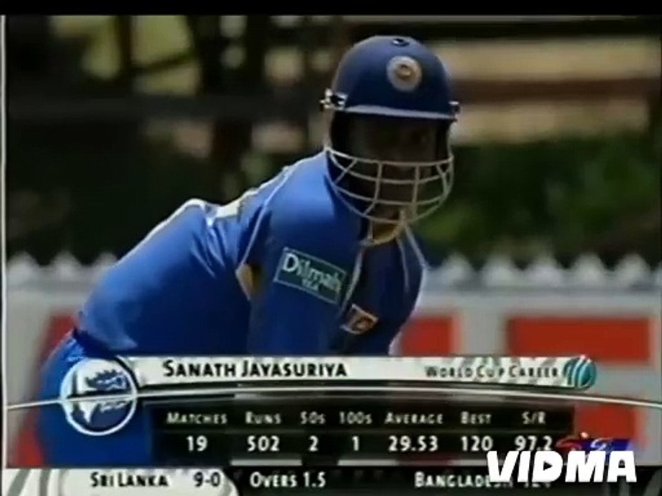 SANATH JAYASURIYA_ 55_ RUNS VS BANGLADESH @ PIETERMERITZBURG IN 2003.