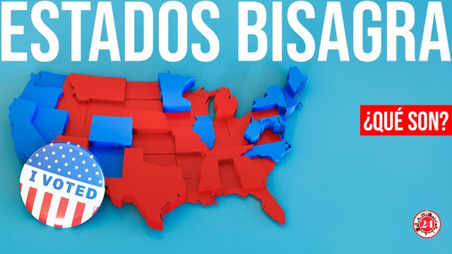 Los siete estados bisagra para decidir las elecciones en EU