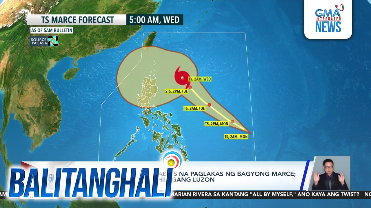 Bagyong #MarcePH, posible ang mabilis na paglakas - Weather update today as of 11:02 a.m. (November 4, 2024) | Balitanghali