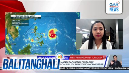 Panayam kay Ana Clauren-Jorda, Weather Specialist ng PAGASA (November 4, 2024) | Balitanghali