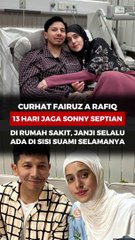 Curhat Fairuz A Rafiq 13 Hari Jaga Sonny Septian di Rumah Sakit, Janji Selalu di Sisi Suami Selamanya