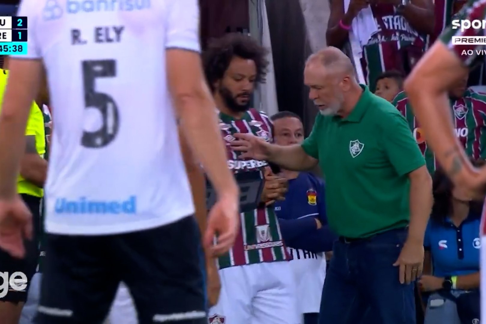 Marcelo se pelea con el DT del Fluminense y todo acaba con su salida del club