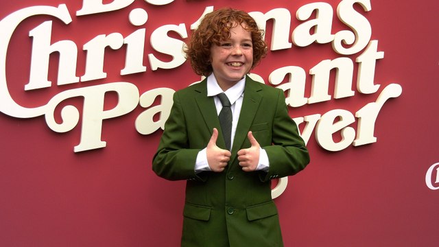 Essek Moore attends The Best Christmas Pageant Ever world premiere red carpet event