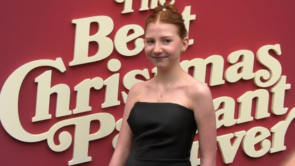 Beatrice Schneider attends "The Best Christmas Pageant Ever" world premiere red carpet event