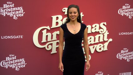 Catherine Lidstone attends "The Best Christmas Pageant Ever" world premiere red carpet event