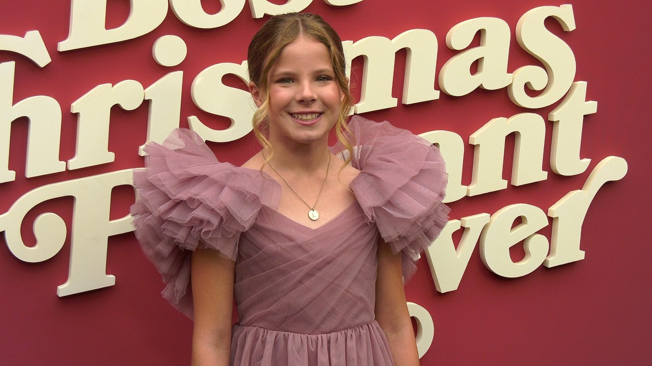Lorelei Olivia Mote attends "The Best Christmas Pageant Ever" world premiere red carpet event