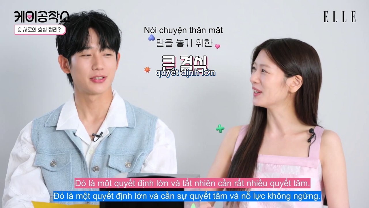 Vietsub ELLE Interview- Jung So Min x Jung Hae In