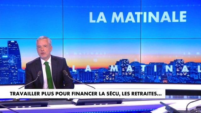 Le billet d'humeur de Romain Desarbres :«Travailler plus pour financer la Sécu, les retraites...»