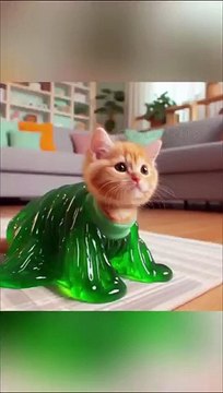 Sweety has a slime in his diaper again _cat _cute _kitten(360P)