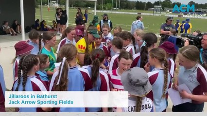 Jillaroos and Jakiya Whitfield Visit Bathurst for Training & Fan Meet-Up 🏉