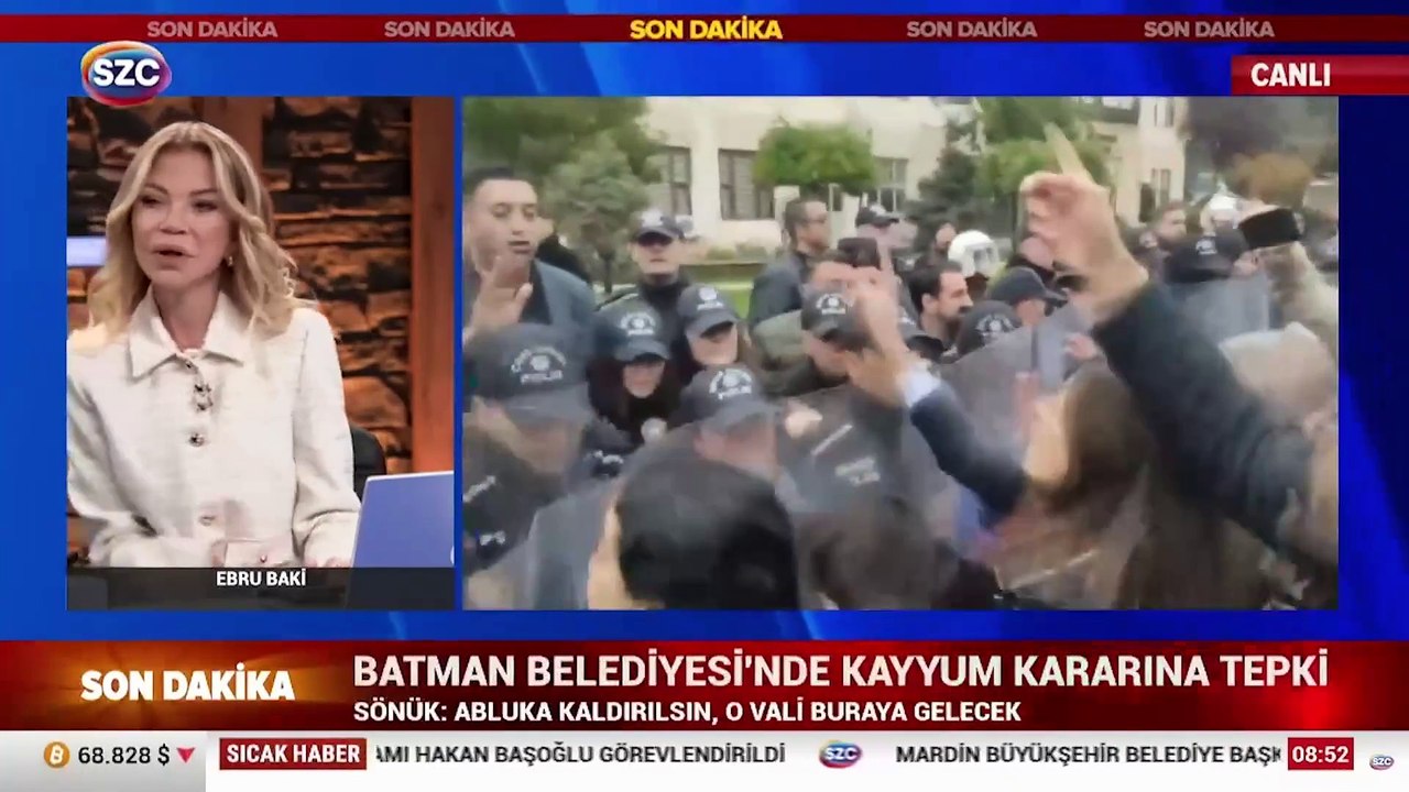 Batman Belediyesi önünde polis ablukası