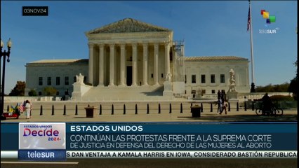 Continúan protestas en defensa del derecho al aborto en EE.UU.