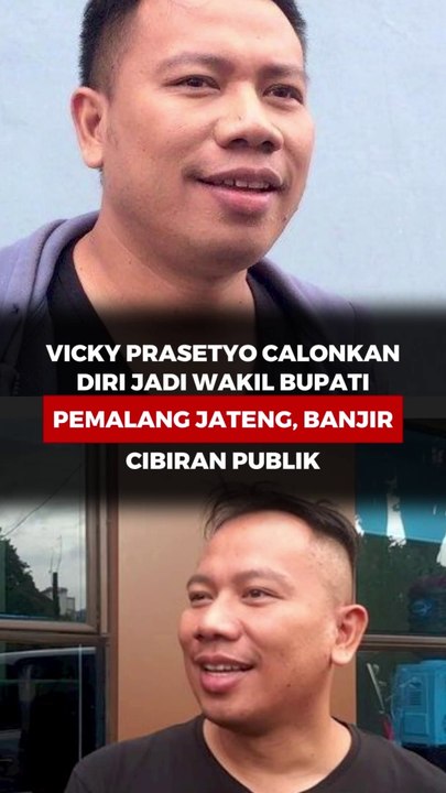 Vicky Prasetyo Calonkan Diri Jadi Wakil Bupati Pemalang Jateng, Banjir Cibiran Publik