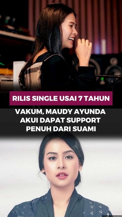 Rilis Single Usai 7 Tahun Vakum, Maudy Ayunda Akui Dapat Support Penuh dari Suami