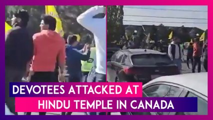 Canada: Khalistani Extremists Attack Devotees at Hindu Sabha Mandir, PM Trudeau Condemns Violence